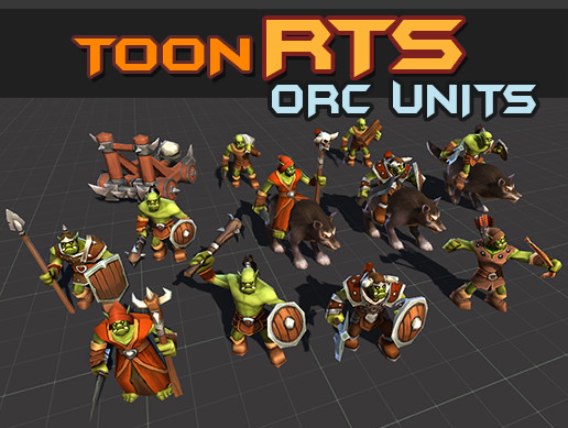 Toon RTS Units - Orcs