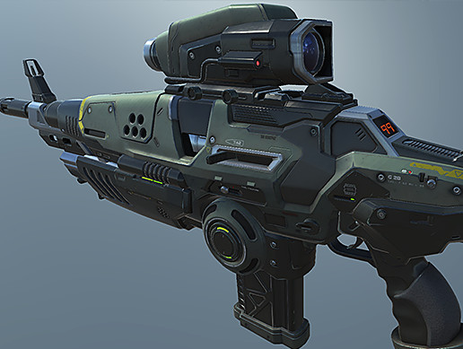 Sci-Fi Assault Rifle
