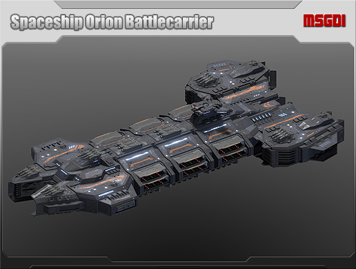 Spaceship Orion Battlecarrier