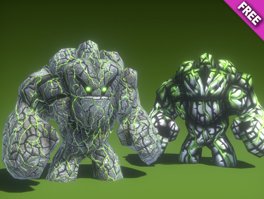 Mini Legion Rock Golem PBR HP
