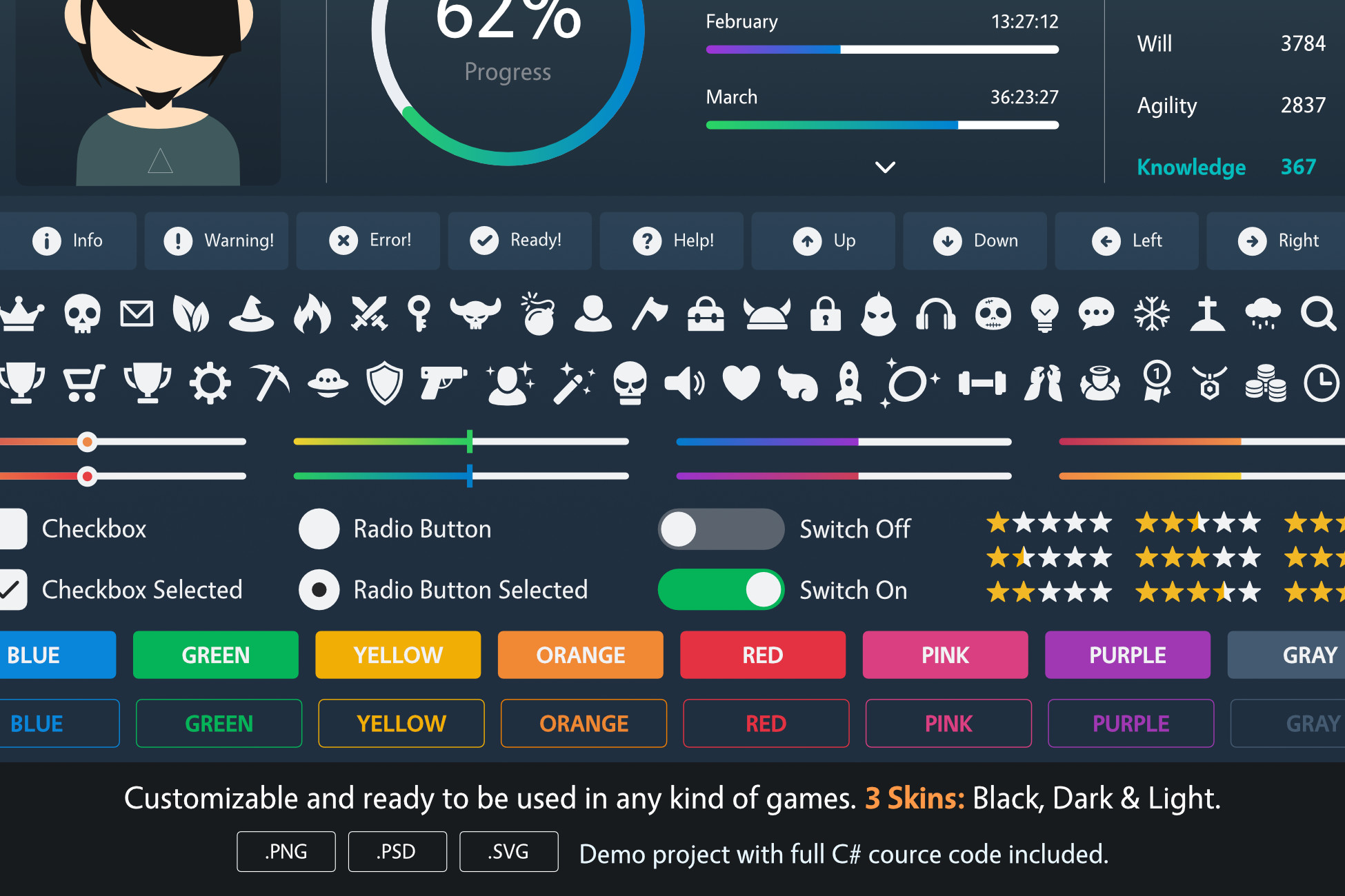 Clean & Minimalist GUI Pack