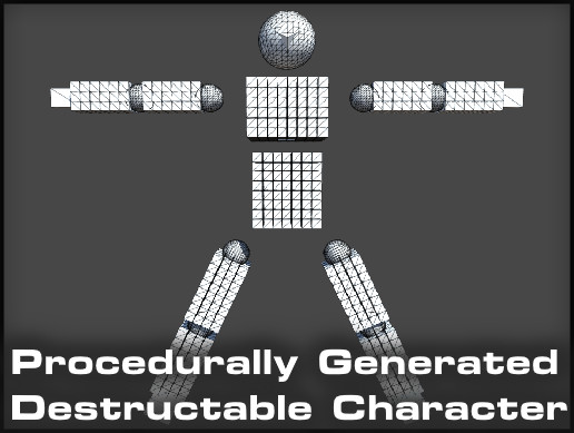 Procedurally Generated Destructible Character