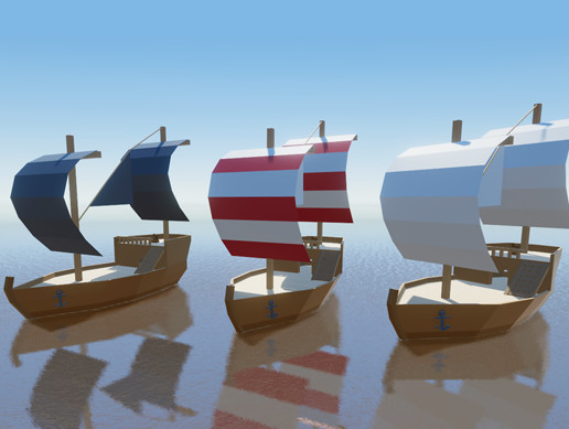 Low Poly Ships