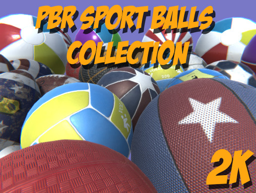PBR sport balls collection