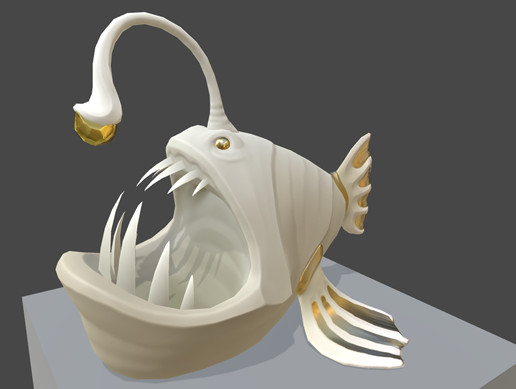 Anglerfish Statue