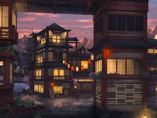 Eastern Capitol City - High Quality Parallax Background