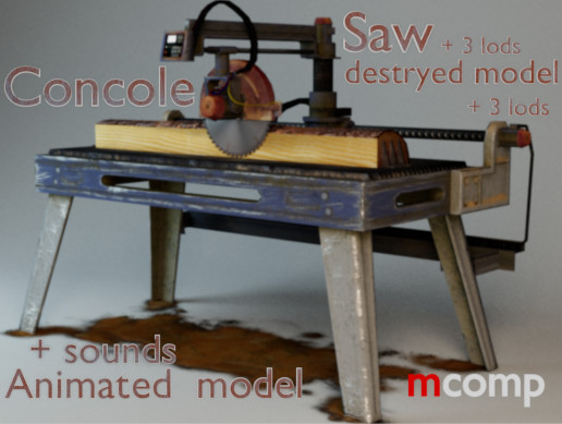 Console Sawmill (Animated)
