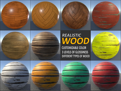 Realistic Wood Textures