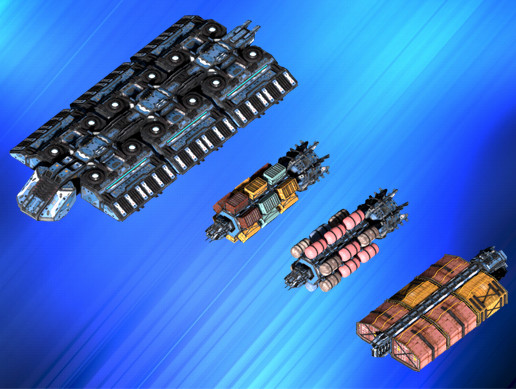 Scifi Civilian Ships Mega Pack I