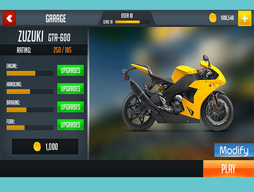 Bike Racing Graphics CxS (GUI Skin 8)