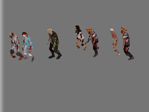 2D-Isometric Zombies Pack