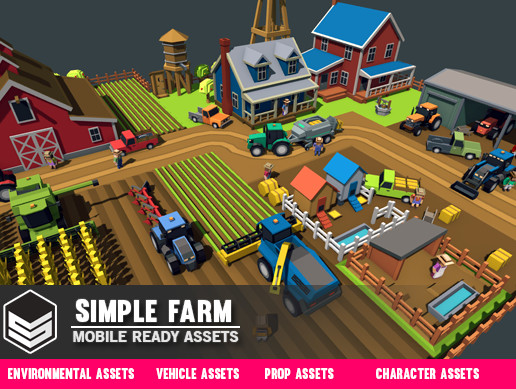 Simple Farm - Cartoon Assets