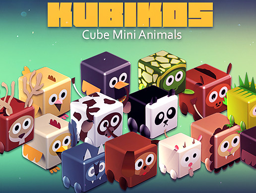 KUBIKOS - 22 Animated Cube Mini Animals