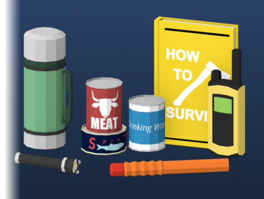 Low Poly Survival Props Pack