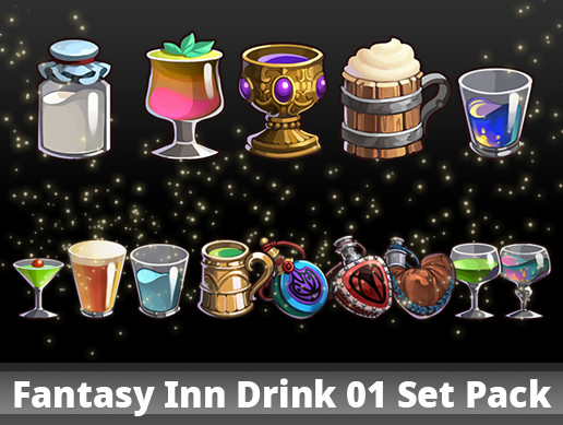 Fantasy Inn Drink 01 Set Pack