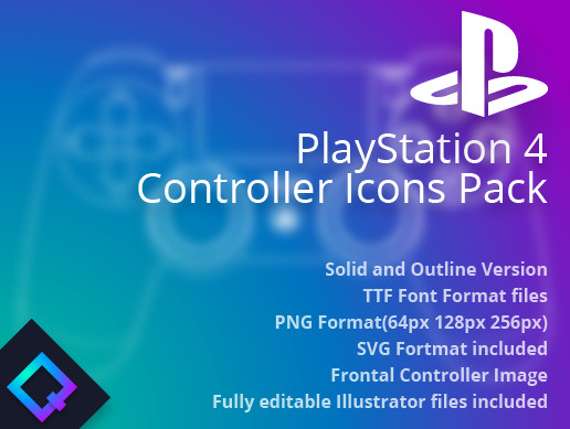 PS4 Controller Icons Pack