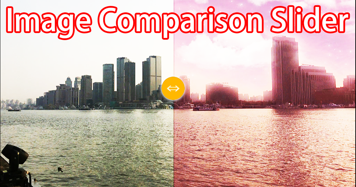 Image Comparison Slider UI By maything | 2D GUI | Unity Asset Store