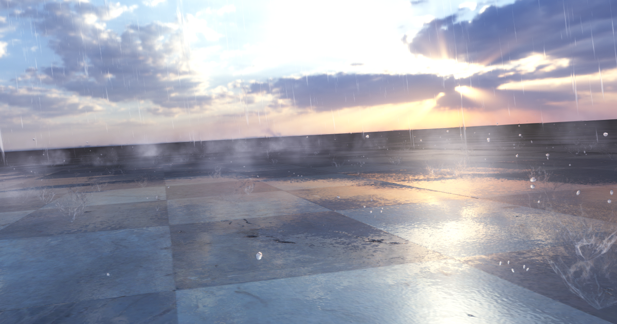 Rain Ripple Effect Unity Realistic Rain FX | Environment | Unity Asset Store