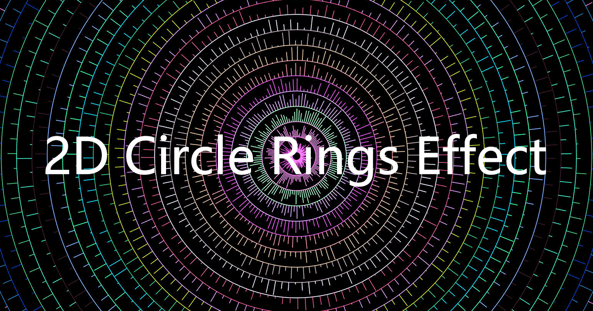 Unity Make Ring Shape 2D Circle Rings Effect By maything | VFX | Unity Asset Store