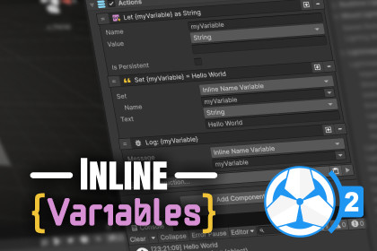 Inline Variables | Game Creator 2