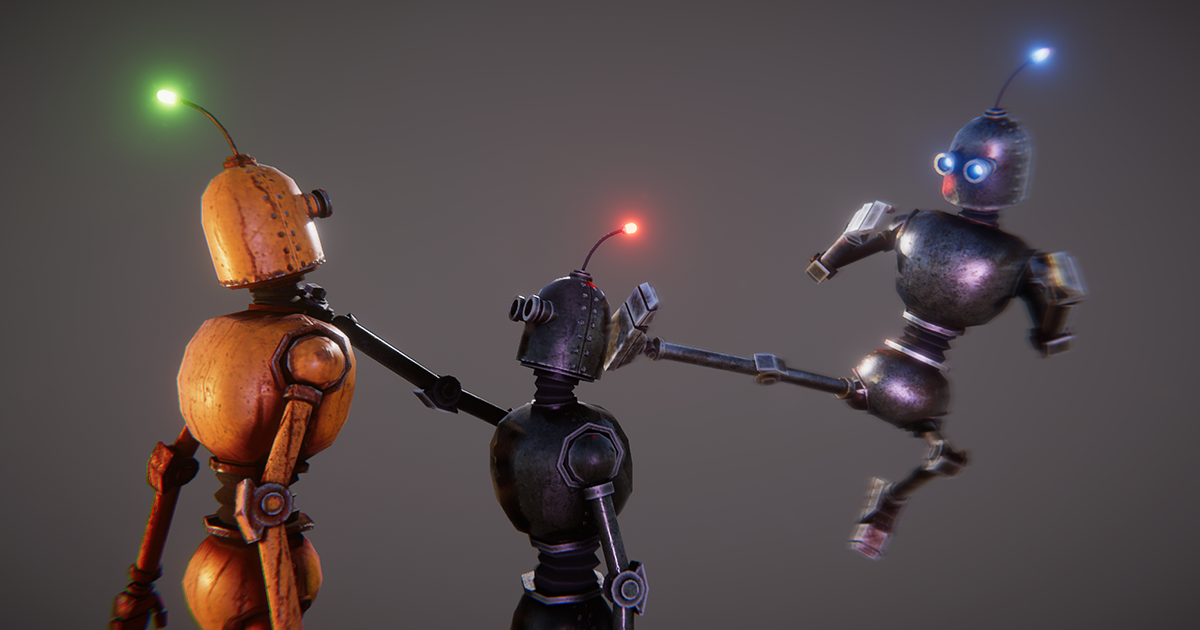 The Robot Worker - PBR Character | 캐릭터 | Unity Asset Store