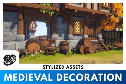 Medieval Decoration Stylized Props