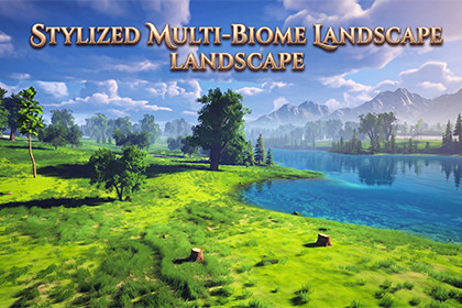 Stylized Multi-Biome Landscape