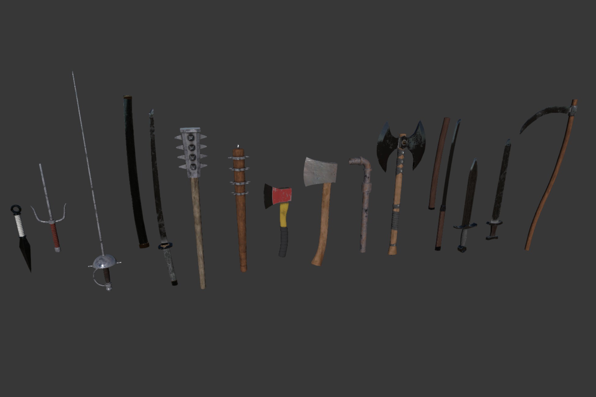 3D Weapons Pack | 3D Weapons | Unity Asset Store