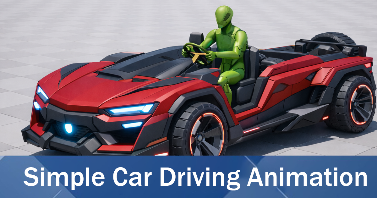 Basic Car Animation Simple Car Driving Animation | 3D Animations | Unity Asset Store