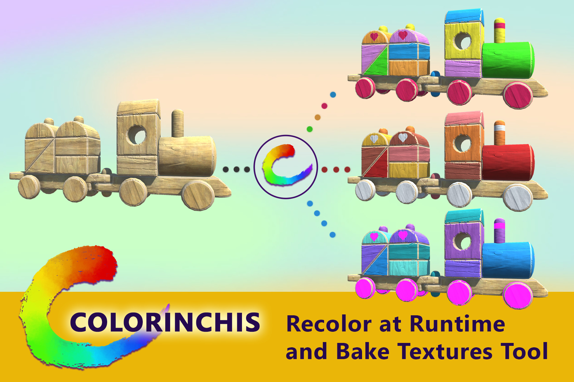 Colorinchis Recolor at Runtime and Bake Textures Tool VFX Shaders