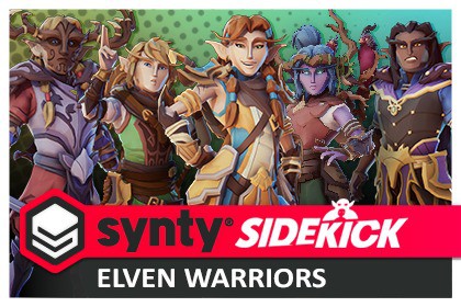 Elven Warriors – Sidekick Modular Characters by Synty