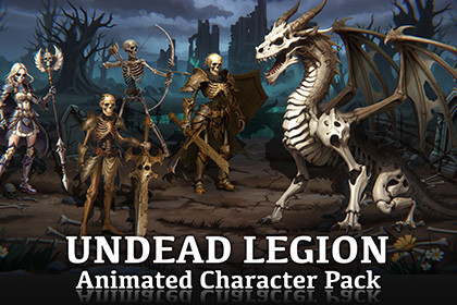 Undead Legion - Animated 2D Character Pack (Spine 2d)