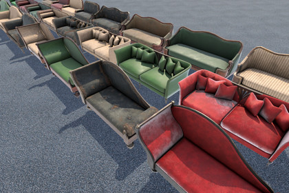 Couch / Sofa Collection : Couches / Sofas Bundle