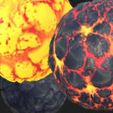 Stylized Lava materials