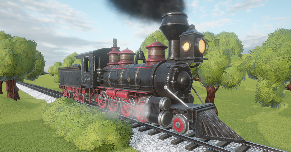 Steam Locomotive 2.0 | 3D Land | Unity Asset Store