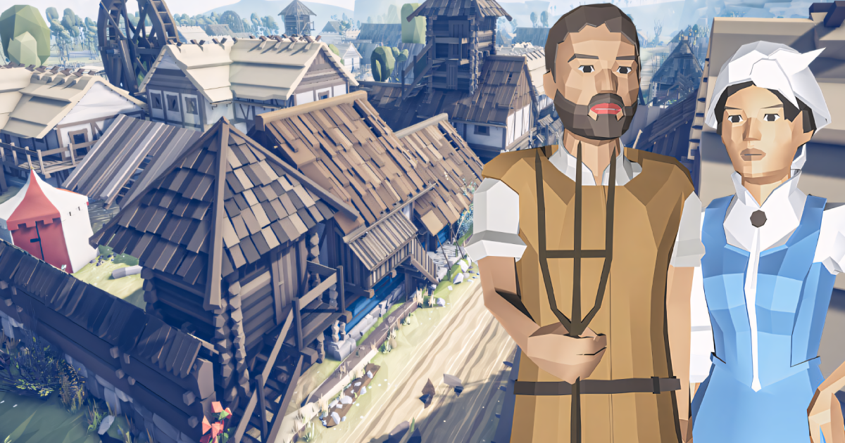 Low Poly Modular Medieval Village and Villagers Environment Pack – PRO ...