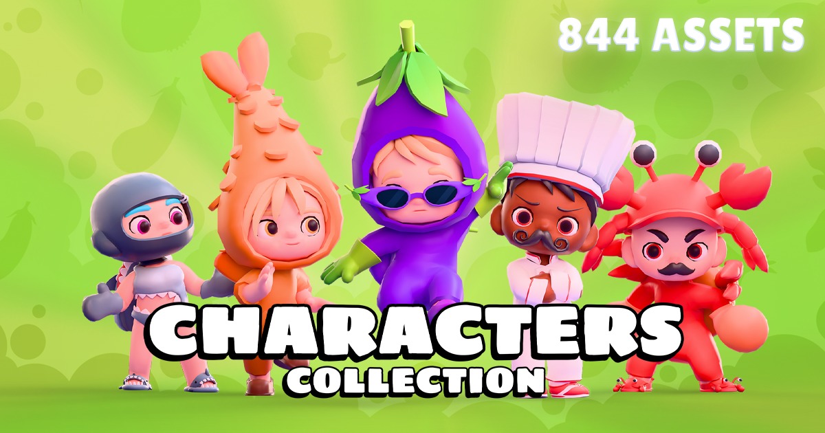 GASTRO: Modular Characters Collection Pack by yaro.team | 3D Humanoids ...