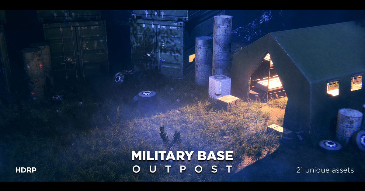 Unity Military Base Military Base Outpost | 3D Environments | Unity Asset Store