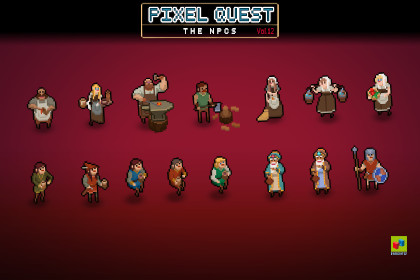 2D Pixel Quest Vol.12 - The NPCs