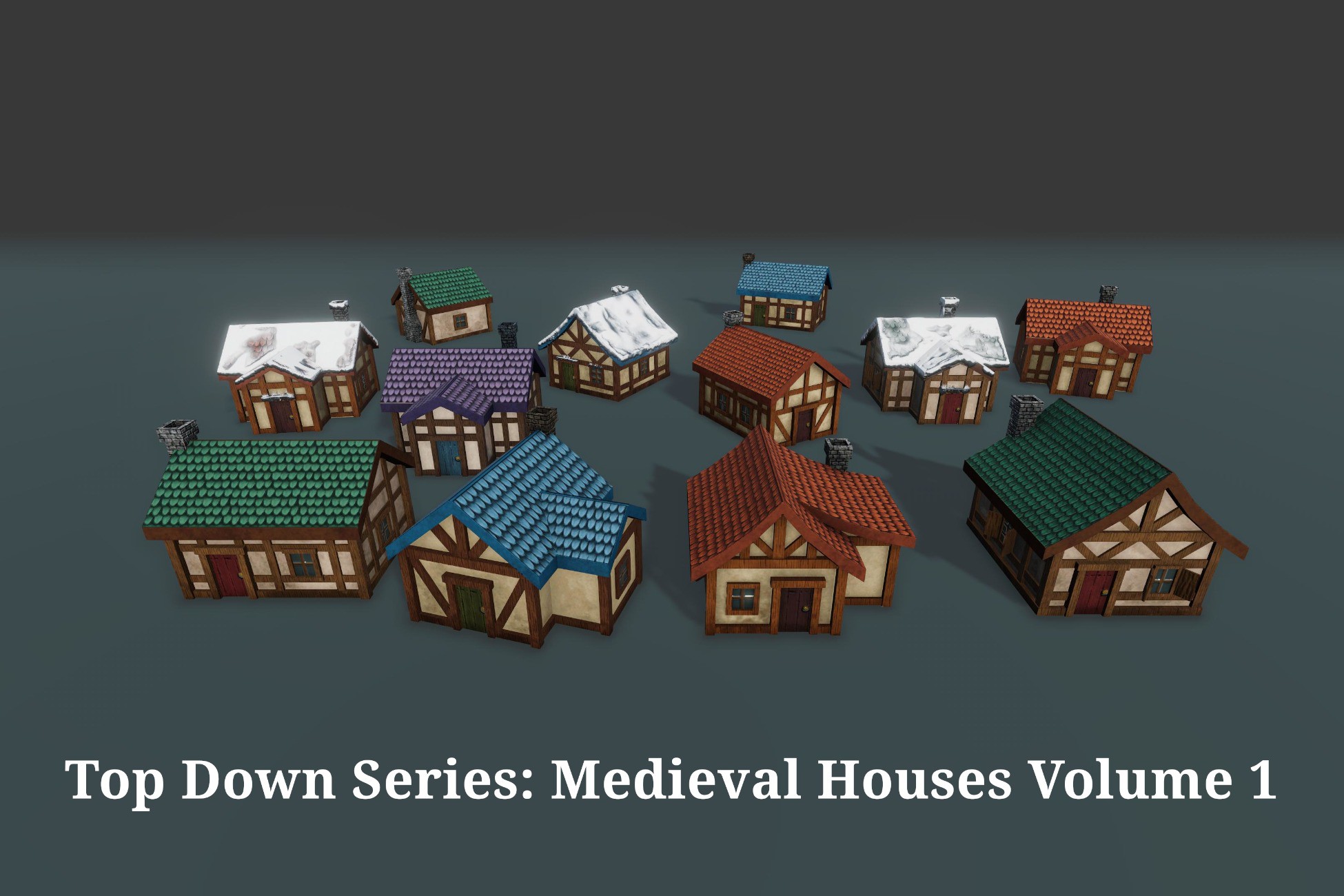 PIDI - Top Down: Medieval Houses Vol 1