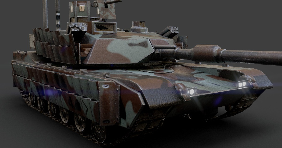 RTS: Main Battle Tank 01 | 3D Land | Unity Asset Store