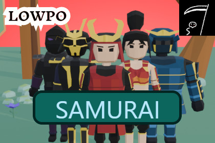 LOWPO: Stylized Low Poly Samurai - Character Pack