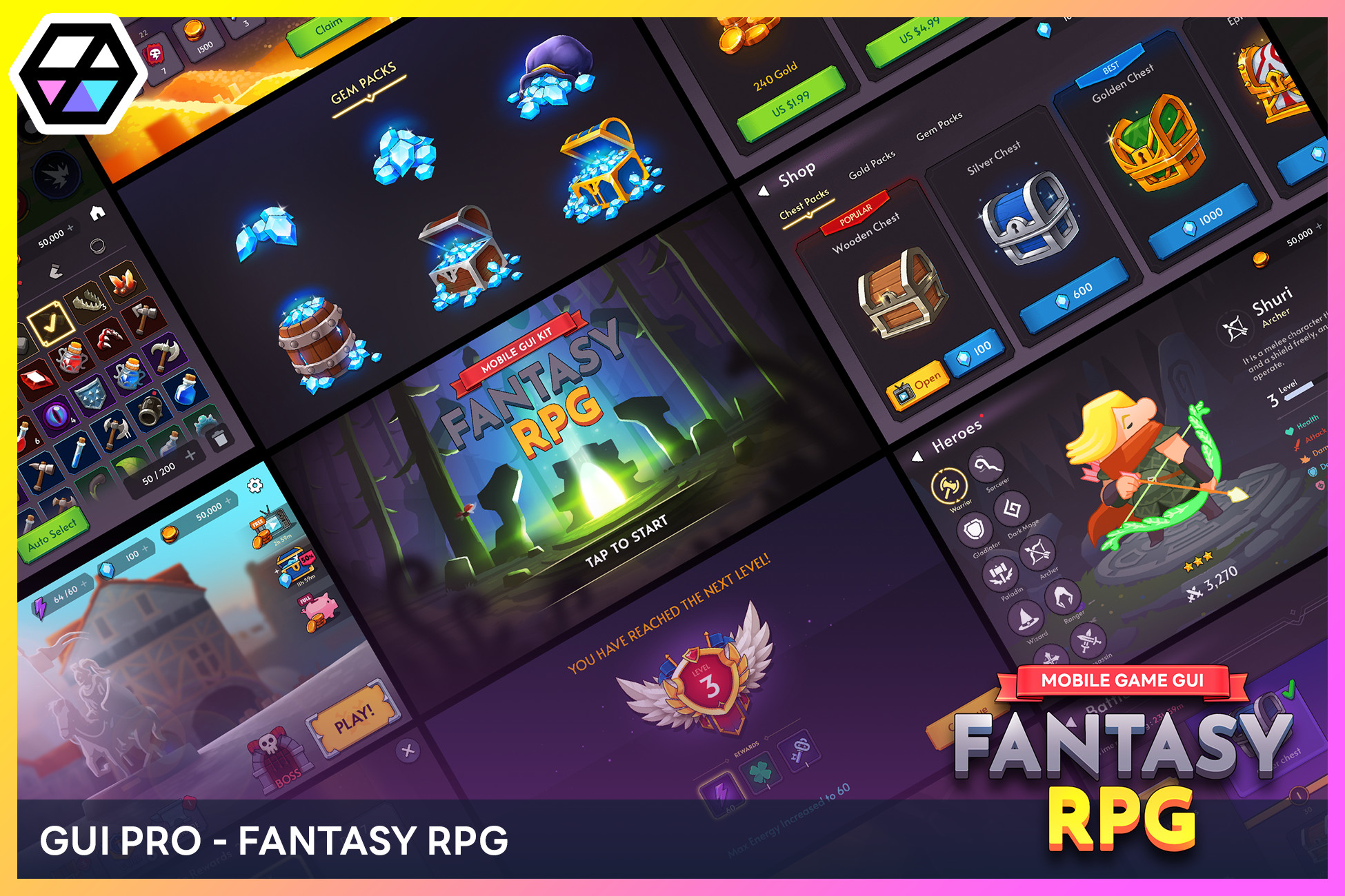 GUI Pro - Fantasy RPG