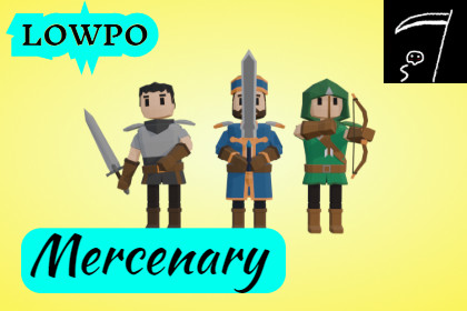 LOWPO: Mercenary Company | Low Poly Characters & Weapons