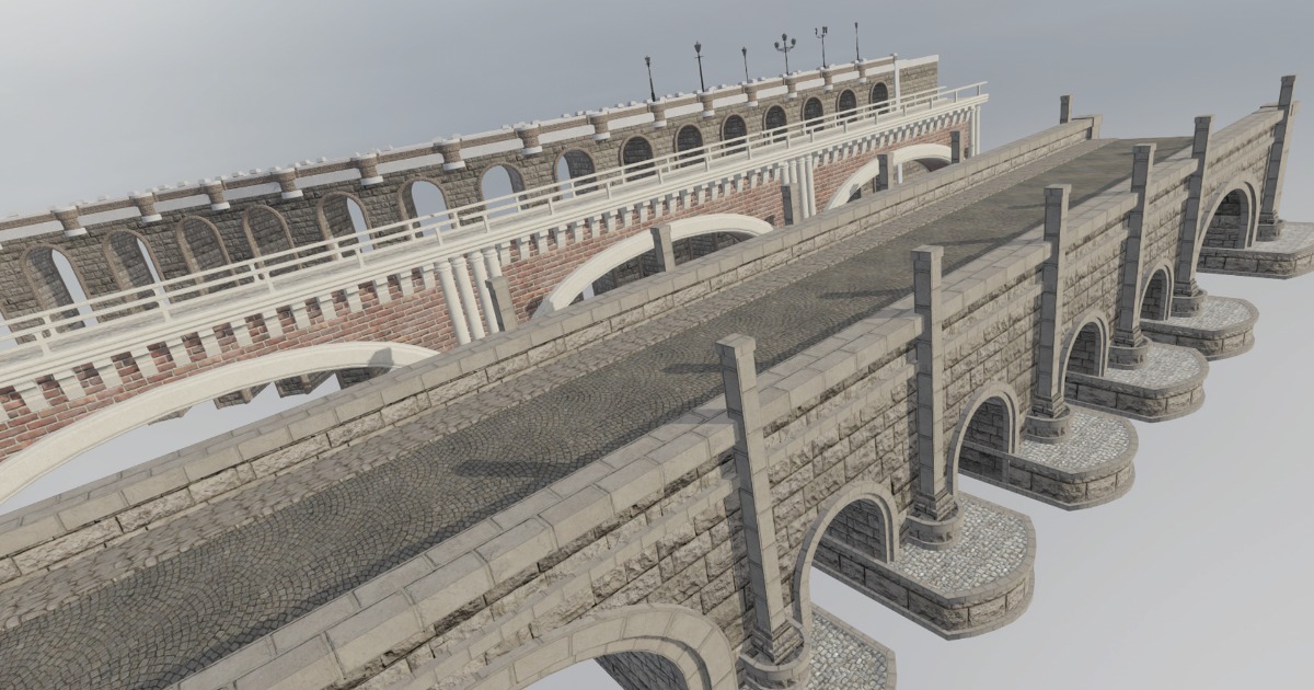 Modular Bridges | 3D Exterior | Unity Asset Store