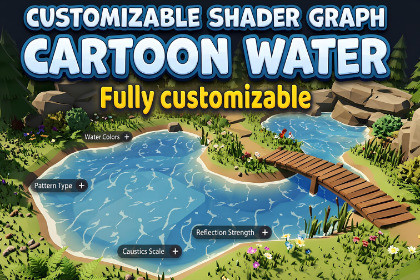 Cartoon water shader