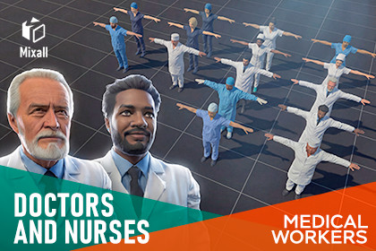 Doctors and nurses - medical workers