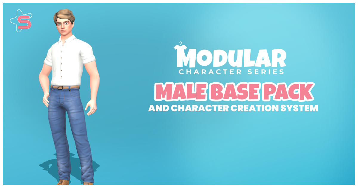 Unity Human Base Modular Character: Stylized Male Base Pack | 3D Humanoids | Unity Asset ...
