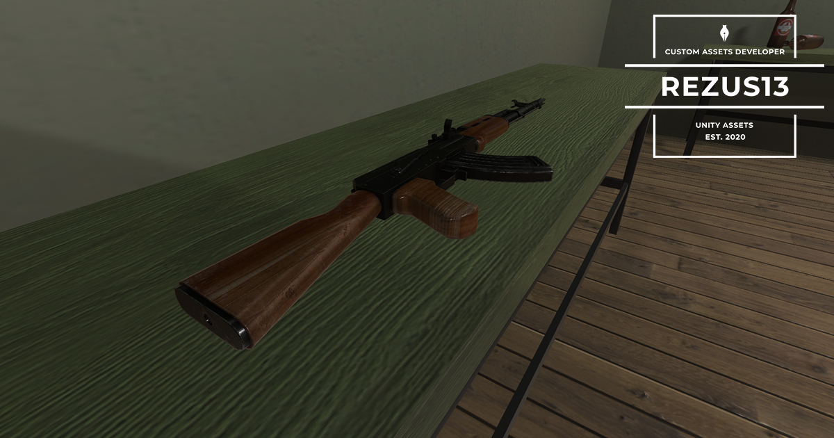 HQ PBR Ak47 | 3D Weapons | Unity Asset Store