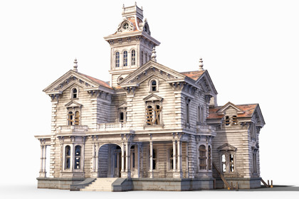 Old Abandoned American House
